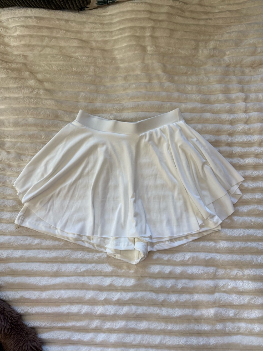 River Island White Flared Skort